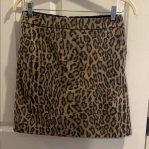 Boden Wool Leopard Skirt 🐆